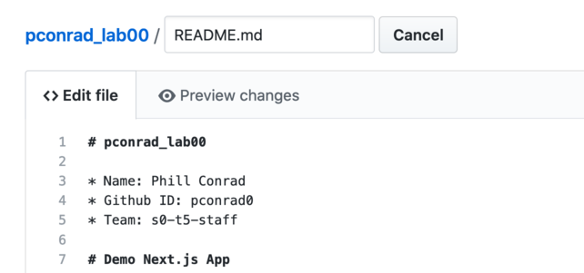add name to README